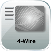 4-Wire Resistive Touch Panel Structure Diagram