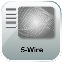5-Wire Resistive Touch Panel Structure Diagram
